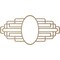 Ekena Millwork Elizabeth Wood Fretwork Pierced Ceiling Medallion, Hickory, 16"W x 8"H x 4 3/8"IW x 7 5/8"IH x 3/8"T CMWP16X08X0375EBHI - alternate 4